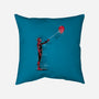 Spider With Balloon-none removable cover throw pillow-zascanauta