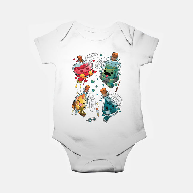Magical Potions-baby basic onesie-Vallina84