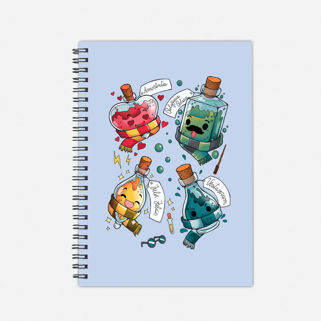 Magical Potions-none dot grid notebook-Vallina84