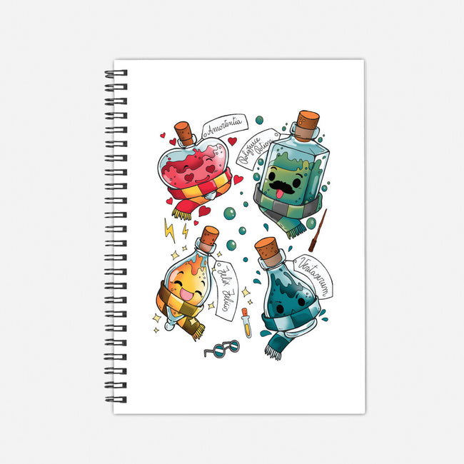 Magical Potions-none dot grid notebook-Vallina84