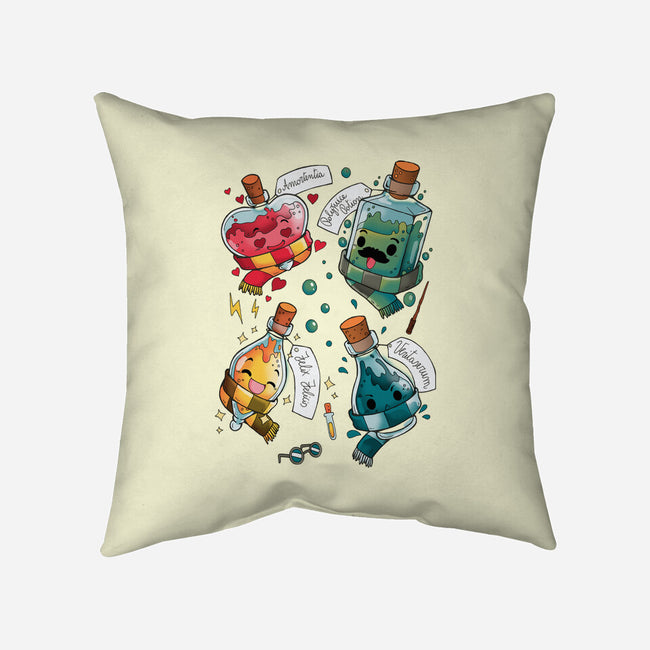 Magical Potions-none removable cover throw pillow-Vallina84