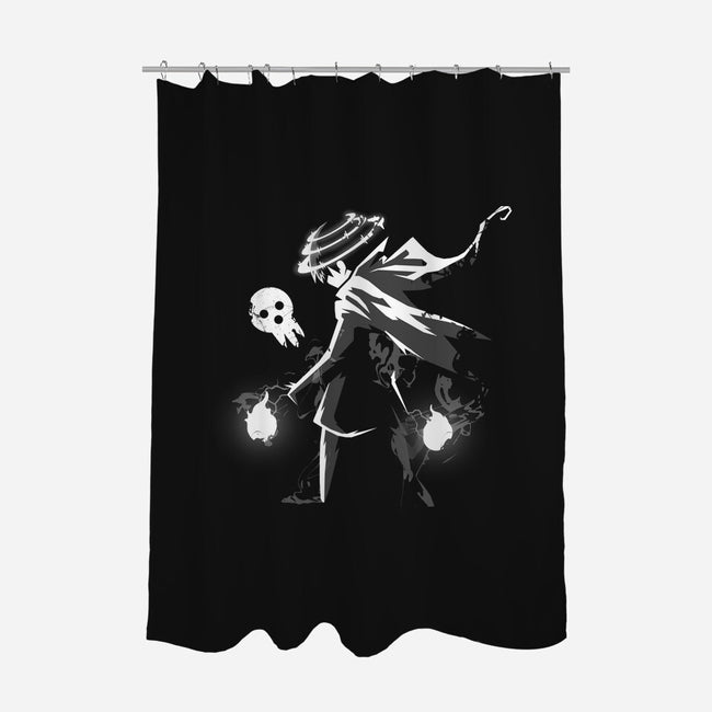 Creature Of Darkness-none polyester shower curtain-Vallina84