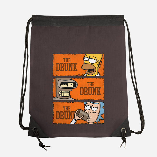 The Drunks-none drawstring bag-Barbadifuoco