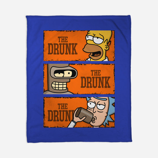 The Drunks-none fleece blanket-Barbadifuoco