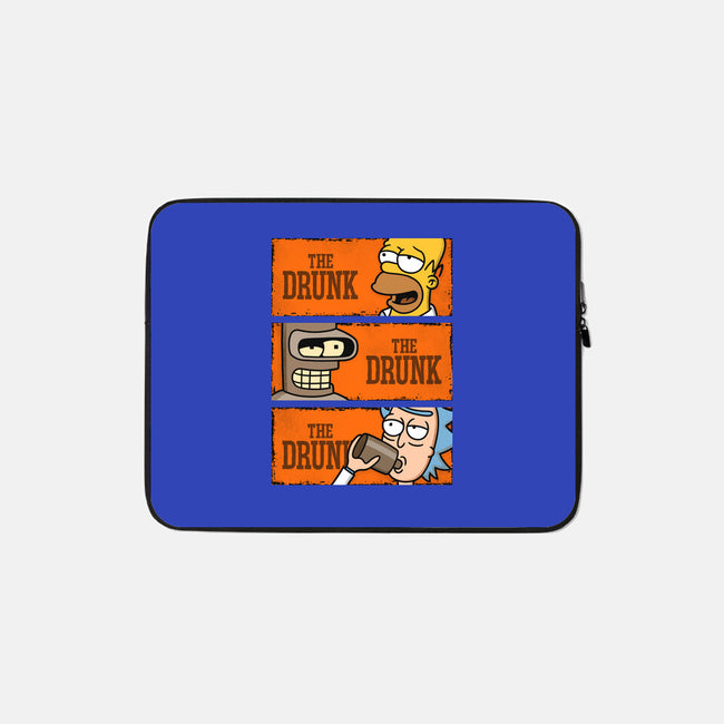 The Drunks-none zippered laptop sleeve-Barbadifuoco