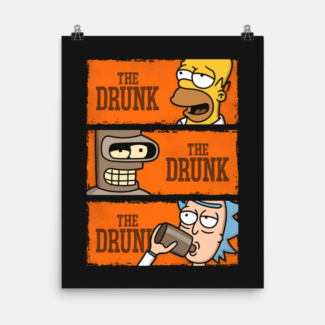 The Drunks-none matte poster-Barbadifuoco