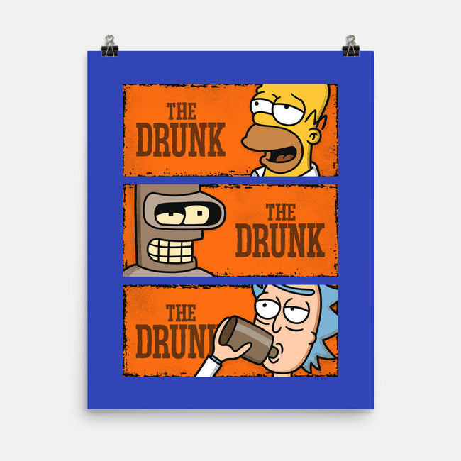 The Drunks-none matte poster-Barbadifuoco