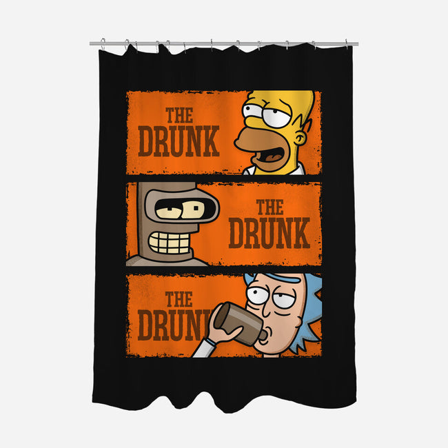 The Drunks-none polyester shower curtain-Barbadifuoco