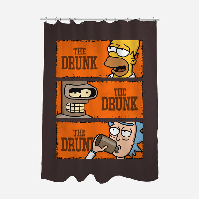 The Drunks-none polyester shower curtain-Barbadifuoco