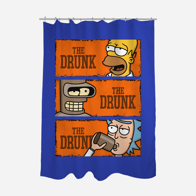 The Drunks-none polyester shower curtain-Barbadifuoco