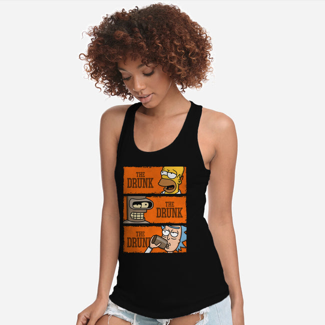 The Drunks-womens racerback tank-Barbadifuoco