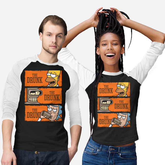 The Drunks-unisex baseball tee-Barbadifuoco
