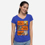 The Drunks-womens v-neck tee-Barbadifuoco
