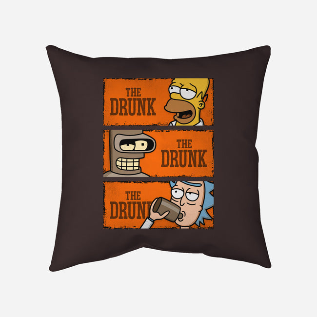 The Drunks-none removable cover w insert throw pillow-Barbadifuoco
