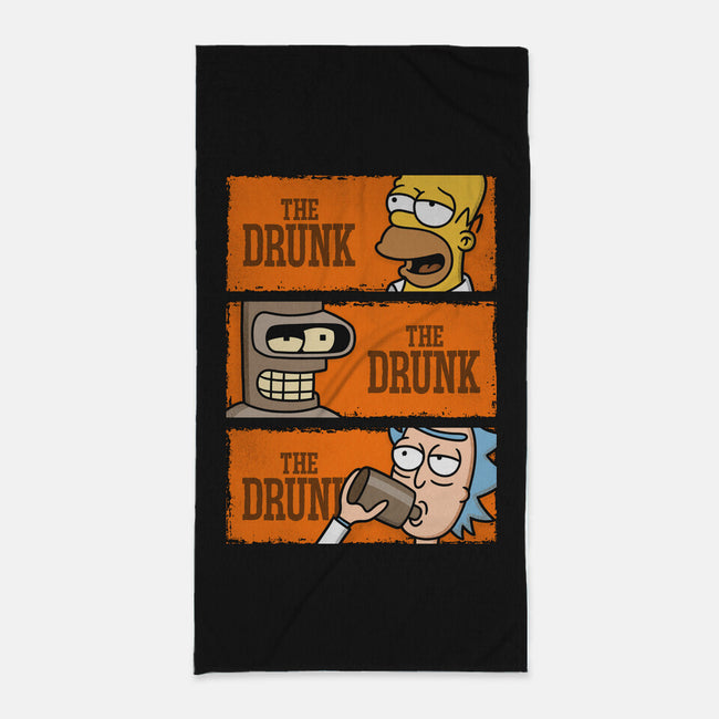 The Drunks-none beach towel-Barbadifuoco