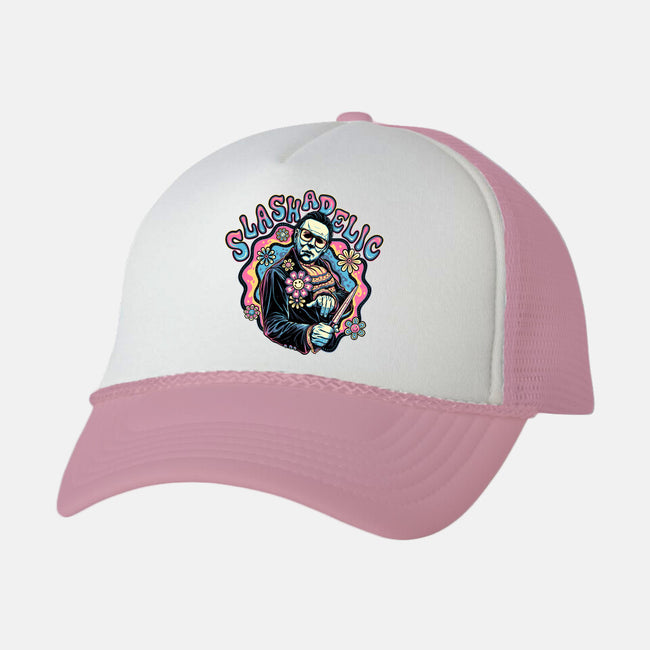 Slashadelic-unisex trucker hat-momma_gorilla