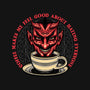 The Coffee Devil-womens racerback tank-momma_gorilla