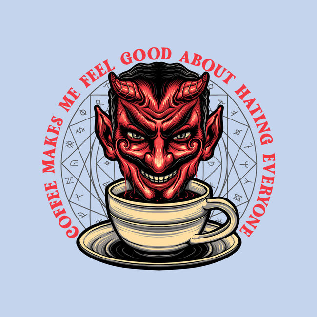 The Coffee Devil-none glossy sticker-momma_gorilla