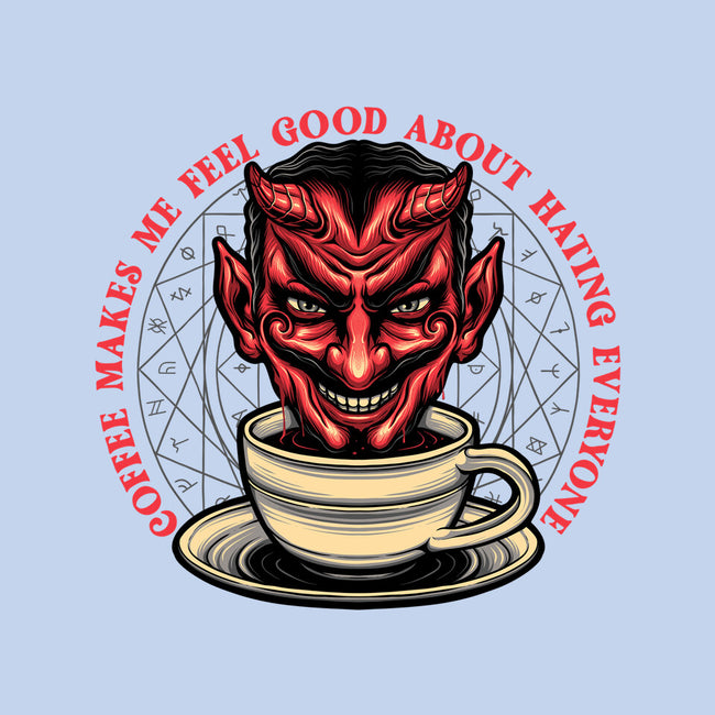 The Coffee Devil-none drawstring bag-momma_gorilla
