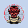 The Coffee Devil-baby basic onesie-momma_gorilla