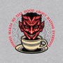 The Coffee Devil-womens off shoulder sweatshirt-momma_gorilla