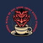 The Coffee Devil-none drawstring bag-momma_gorilla