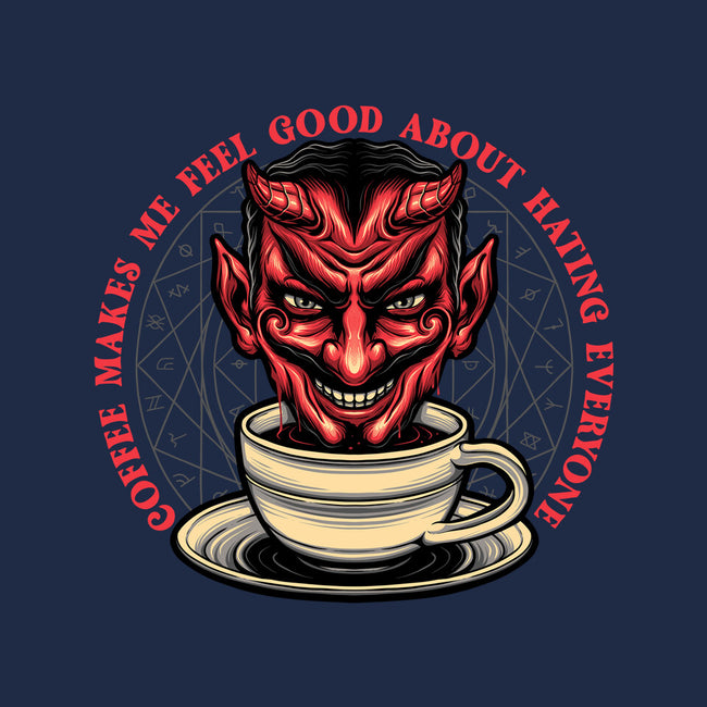The Coffee Devil-womens basic tee-momma_gorilla
