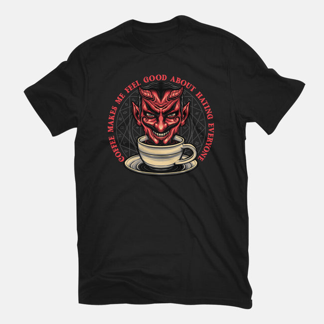 The Coffee Devil-mens basic tee-momma_gorilla