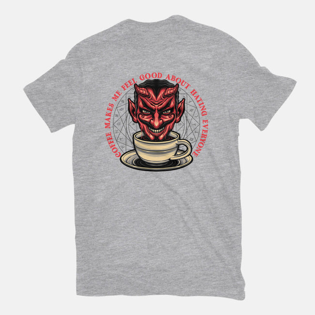 The Coffee Devil-womens basic tee-momma_gorilla