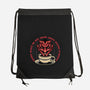 The Coffee Devil-none drawstring bag-momma_gorilla