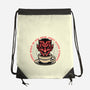 The Coffee Devil-none drawstring bag-momma_gorilla
