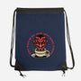 The Coffee Devil-none drawstring bag-momma_gorilla