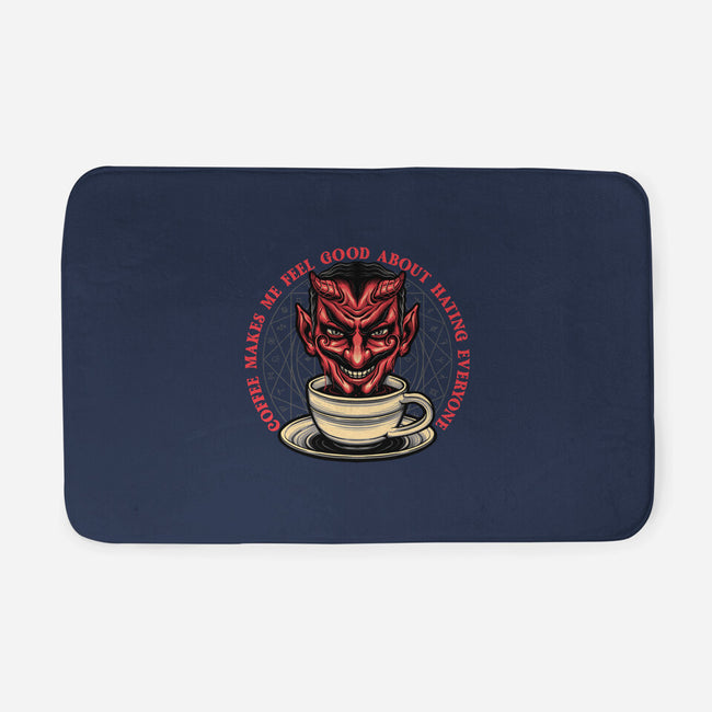 The Coffee Devil-none memory foam bath mat-momma_gorilla