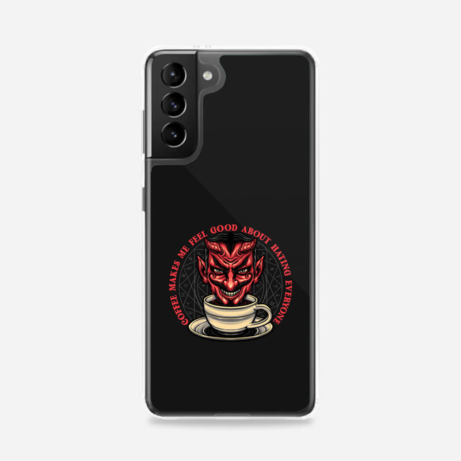 The Coffee Devil-samsung snap phone case-momma_gorilla