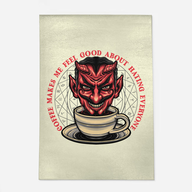 The Coffee Devil-none indoor rug-momma_gorilla