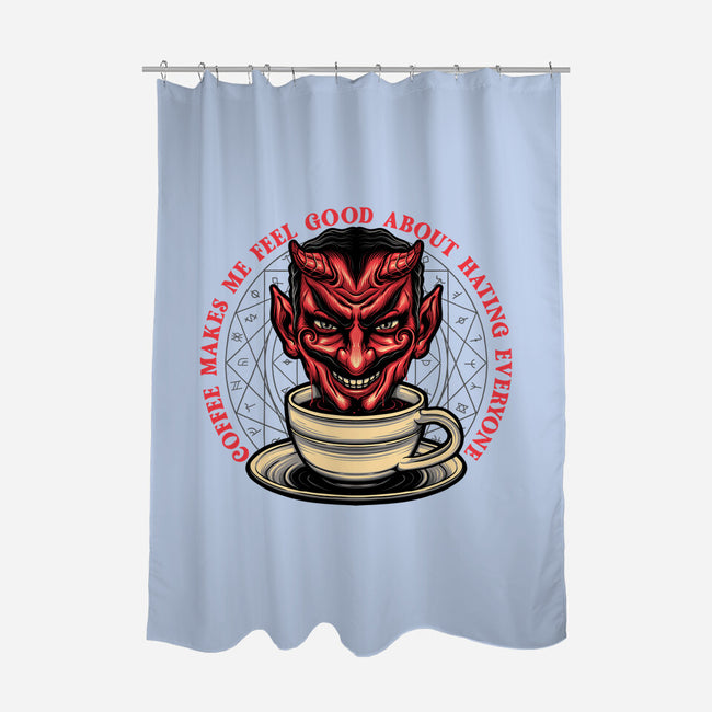 The Coffee Devil-none polyester shower curtain-momma_gorilla