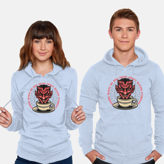 The Coffee Devil-unisex pullover sweatshirt-momma_gorilla
