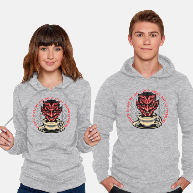 The Coffee Devil-unisex pullover sweatshirt-momma_gorilla