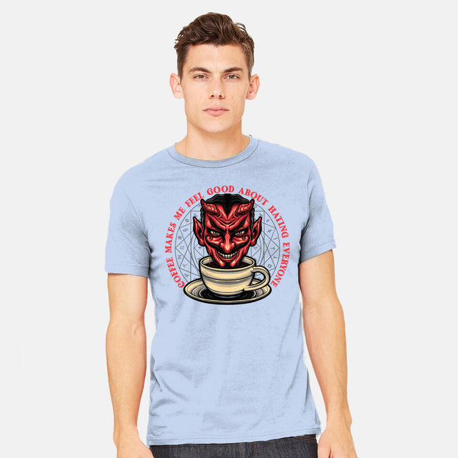 The Coffee Devil-mens heavyweight tee-momma_gorilla