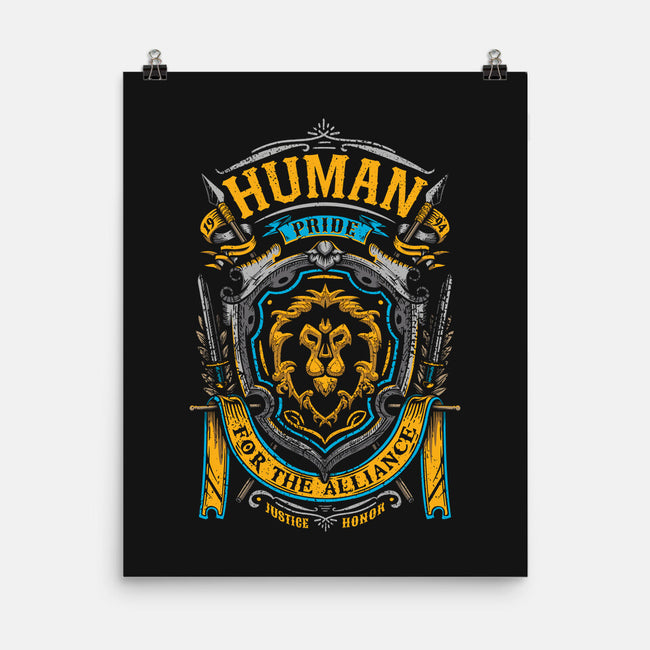 Human Pride-none matte poster-Olipop