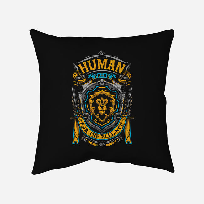 Human Pride-none removable cover throw pillow-Olipop