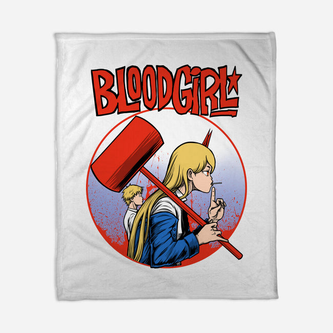 Blood Girl-none fleece blanket-joerawks