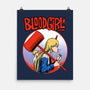 Blood Girl-none matte poster-joerawks