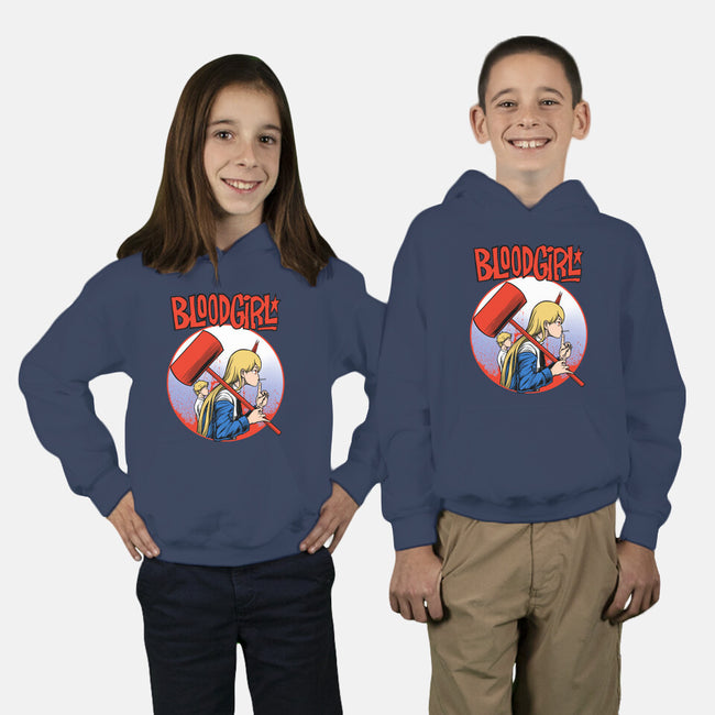 Blood Girl-youth pullover sweatshirt-joerawks