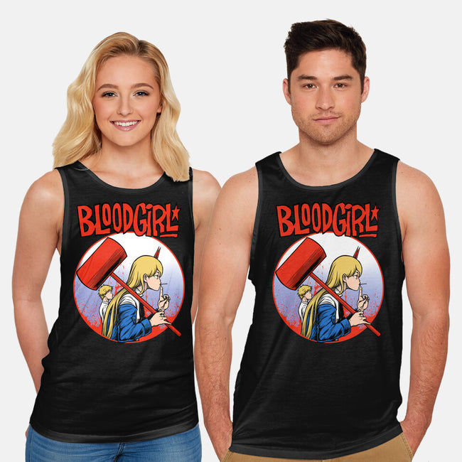 Blood Girl-unisex basic tank-joerawks