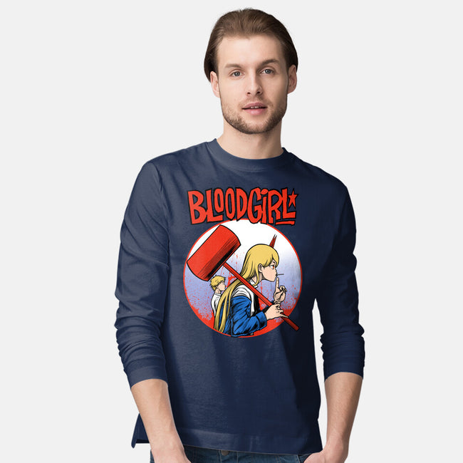 Blood Girl-mens long sleeved tee-joerawks