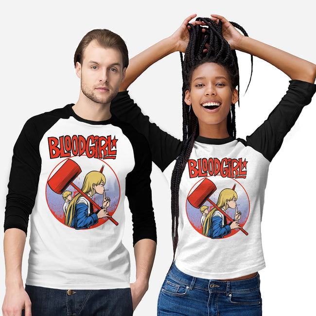 Blood Girl-unisex baseball tee-joerawks