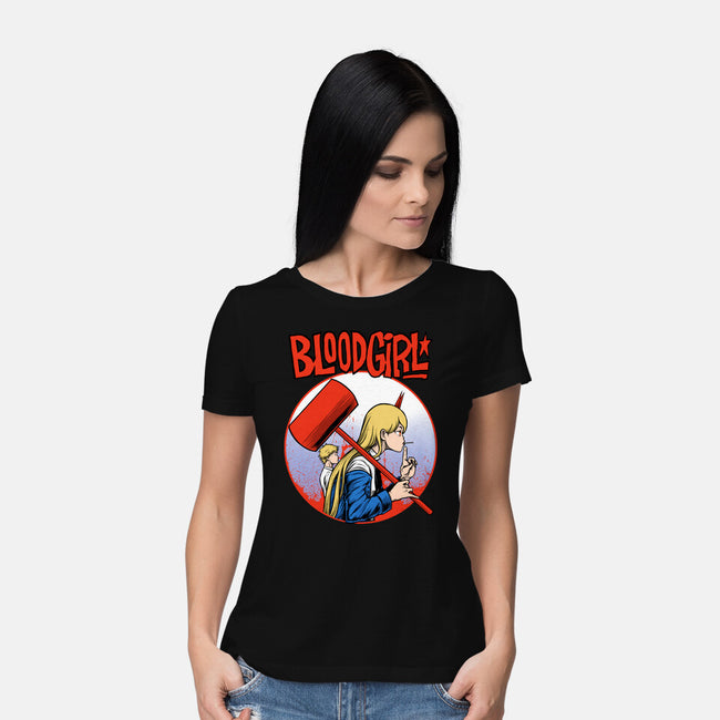 Blood Girl-womens basic tee-joerawks