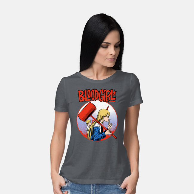 Blood Girl-womens basic tee-joerawks