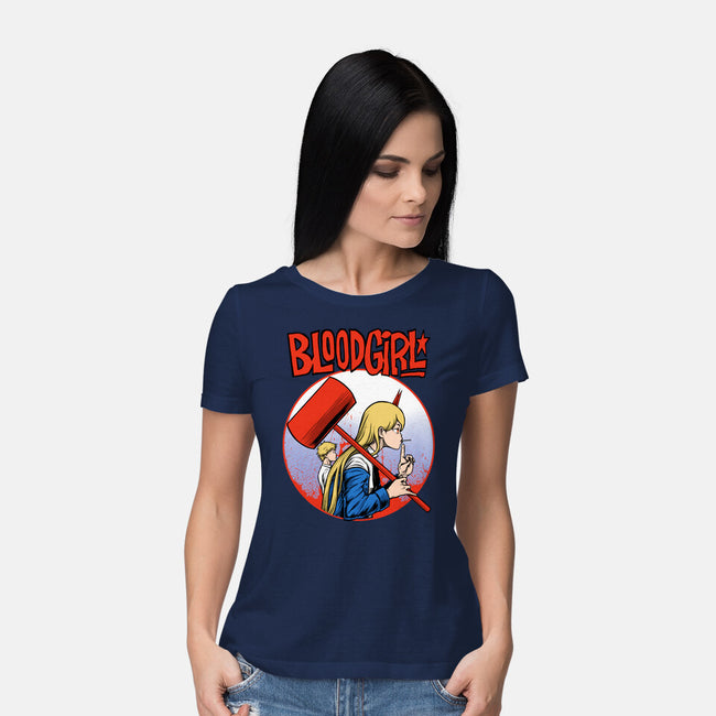 Blood Girl-womens basic tee-joerawks